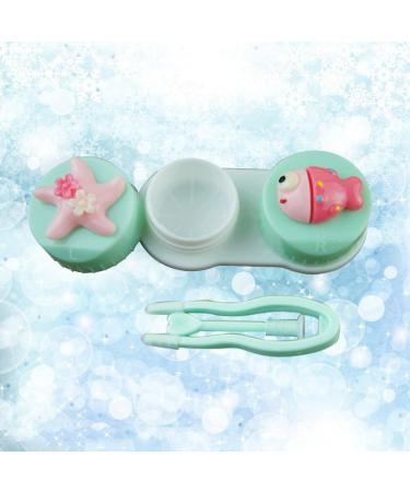 Healifty Travel Contact Lens Storage Case Cute Fish Design Includes Tweezers Ideal Gift for Christmas - International Shipping Available - Buy Online on GoSupps.com