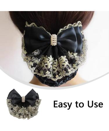 Professional Hair Knot Covers | Elastic French Hair Clips for Stewardess & Hospitality | 2-Piece Set - Buy Online on GoSupps.com