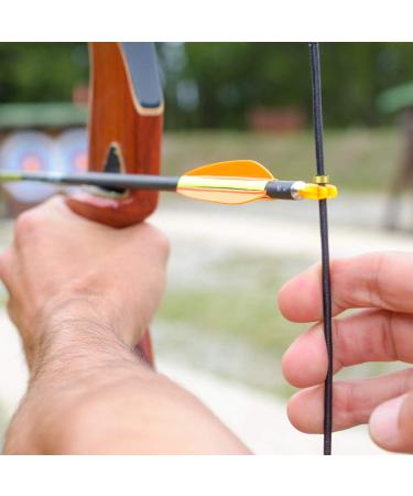 Gejoy 40 Pieces Nock Points Archery String Nocking Points for Compound and Recurve Bow - Buy Online on GoSupps.com