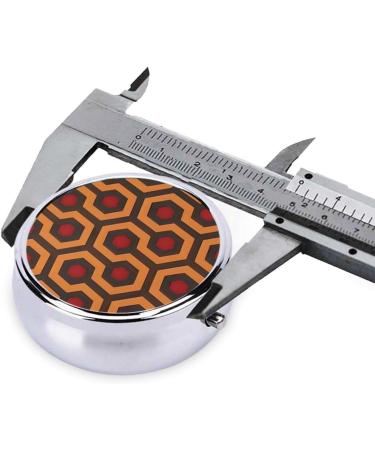 Shining Overlook Round Pill Box - 3 Compartment Portable Travel Organizer for Medications - Buy Online on GoSupps.com