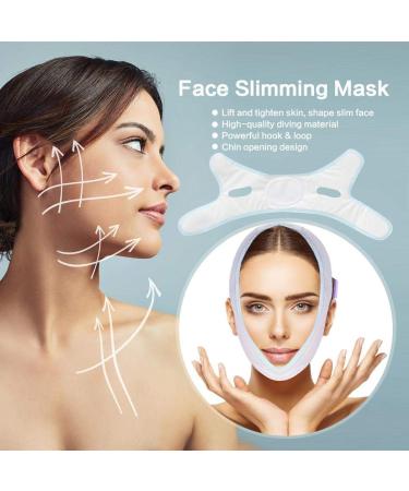 Facial Shaping Belts - V-Face Bandages for Neck Compression & Double Chin Reduction - Anti Wrinkle Thin-Face Band for Cheek Lift (2 Sizes) - Buy Online on GoSupps.com