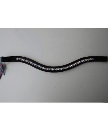 Gl cksHucke Silk Shine Browband for Shetty - Powder White with Crystal AB | International Shipping - Buy Online on GoSupps.com