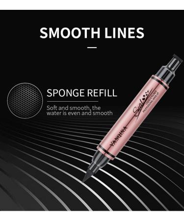 Go Ho Liquid Star Eyeliner Stamp - Black Cat Eye, Long Lasting, Super Slim, Precise Felt Tip - 1 PC - Buy Online on GoSupps.com