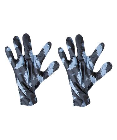 minkissy 1 Pair Hand Mask Hand Spa Gloves Hands Whitening Gloves Locking Glove Gauntlet Enhancing Gloves Moisturizing Foot Mask Hand Care Mask Hand Gloves Aluminum Platinum Paper Make up