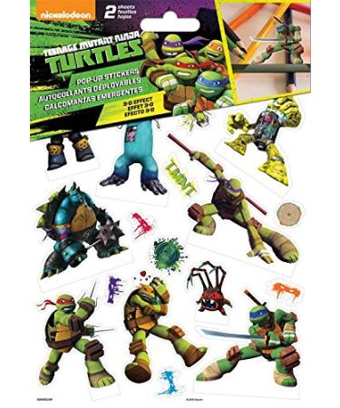 TMNT Temporary Tattoos & Stickers Bundle for Kids Halloween Costume | 4 Teenage Mutant Ninja Turtles Face Painting Sheets - Buy Online on GoSupps.com