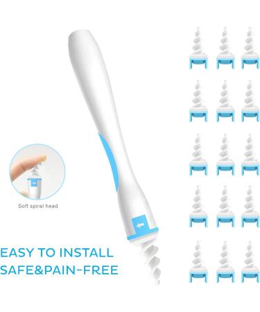 Q Grips Earwax Remover Kit with 16 Soft Tips - Safe Spiral Ear Wax Removal Tool for Adults - Buy Online on GoSupps.com