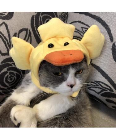 Cute Animal Headgear Hat for Cats & Dogs | Sweet Duck Costume with Wings - Perfect Pet Decoration - Buy Online on GoSupps.com