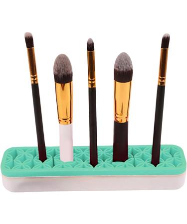 Portable Textured Brush Cleaner Palette - Silicone Mat & Holder Set for Mess-Free Washing | Eco-Friendly & Cruelty-Free Tool for Brush Care - Buy Online on GoSupps.com