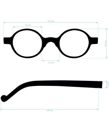 Didinsky Blue Light Filter Glasses for Men & Women - Prescription & Non-Prescription Options | Gaming & PC Eye Protection - Graphite +1.0 - Hakone Screen - Buy Online on GoSupps.com