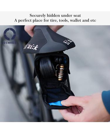 Roswheel 131470 Water Resistant Bike Saddle Bag - Large Under Seat Pouch for Cycling Accessories - Buy Online on GoSupps.com