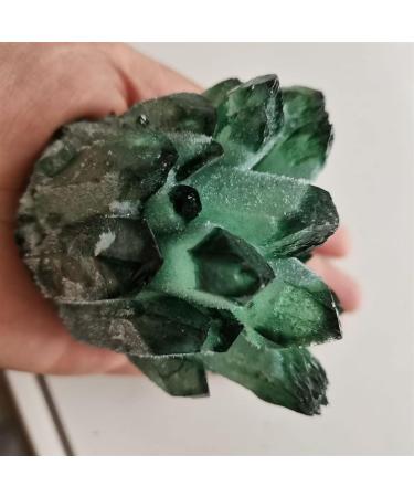 Crystal Rough Natural Crystal Rough Specimen Green Ghost Phantom Quartz Crystal Cluster Rock Stones Crystals ReikiSpecimen Home Decor GiftStone (Size : 400-500 g) - Buy Online on GoSupps.com