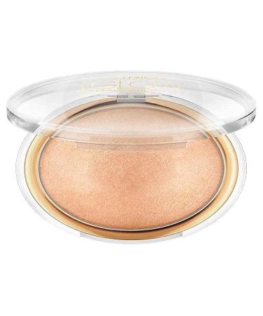 Catrice High Glow Mineral Highlighting Powder Highlighter No. 030 Amber Crystal gold for combination skin brightening radiant shimmering shimmering intensive vegan without perfume (8g) 030 Amber Crystal 3 pieces (1 Pack)