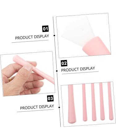 Mikinona 2 Sets Silicone Makeup Brush Lip Makeup Brush Silicone Facial Brush Applicator Eyeliner Applicator Lip Liner Brush Eye Shadow Skincare Brush for Mud Lip Gloss Wand - Buy Online on GoSupps.com