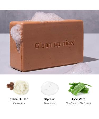 Every Man Jack Cedarwood Men's Soap Bar for Body and Hair - 3 Pack, Shea Butter, Aloe Vera, Glycerin - Deep Cleansing & Hydrating Bar Soap for Men - Naturally Derived Formula - Buy Online on GoSupps.com