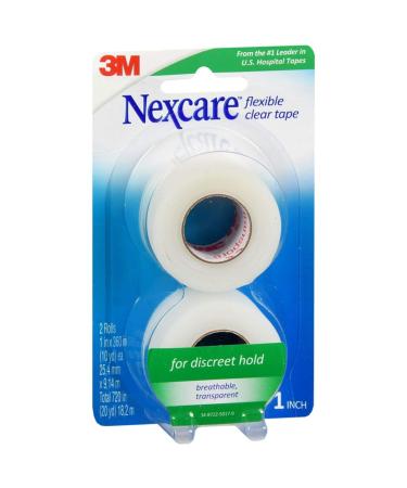 3m Nexcre Flex Clr FST Ad Size 2pack 3m Nexcre Flex Clear First Aid Tape 1 X 10yd 2pk