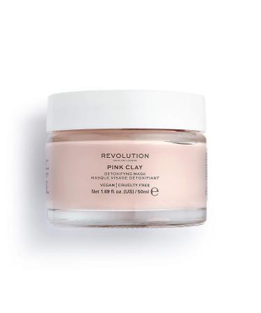 Revolution Skincare Pink Clay Detoxifying Face Mask 50ml - Purify & Revitalize Your Skin | Shop Internationally - Buy Online on GoSupps.com