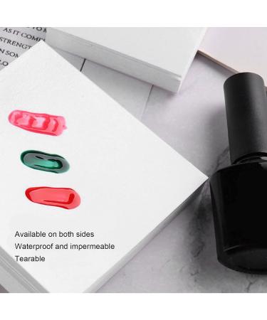 Buy L Size Disposable Mixing Palette | Waterproof Makeup Paper & Double Ended Brush - Ideal for Nail Art & Painting - Buy Online on GoSupps.com