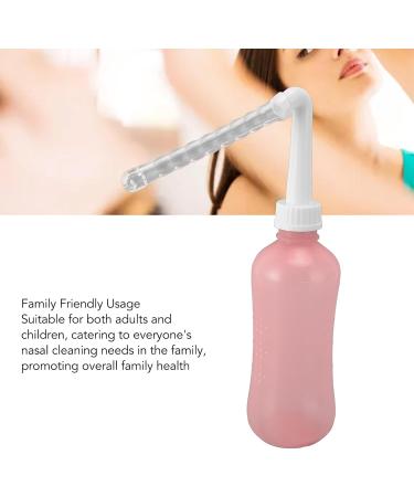 Shop 310ML Pink Nose Wash Cleaner - Easy Operation Neti Pot for Kids | Large Capacity Saline Solution - Buy Online on GoSupps.com
