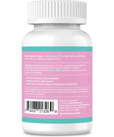 LaVie Prenatal Vitamins with Ginger DHA Folic Acid & Iron - Pregnancy Must Haves for Baby's Brain & Body Development - Non-GMO Gluten-Free Prenatals for Women (1 Month Supply) - Buy Online on GoSupps.com