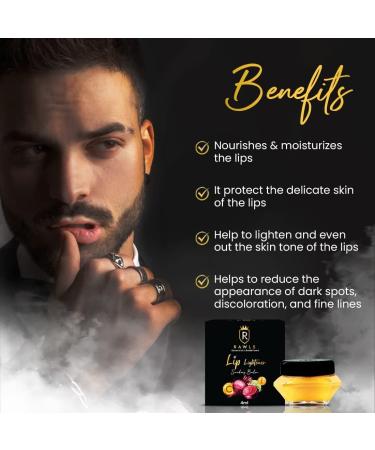 Lip Lightener Smoker Balm for Dry Chapped Dark & Smoky Lips| Moisturizes Nourishes & Soften Lips | Enriched with Jojoba oil Beetroot & Olive oil | For Men & Women - 4 ml - Buy Online on GoSupps.com