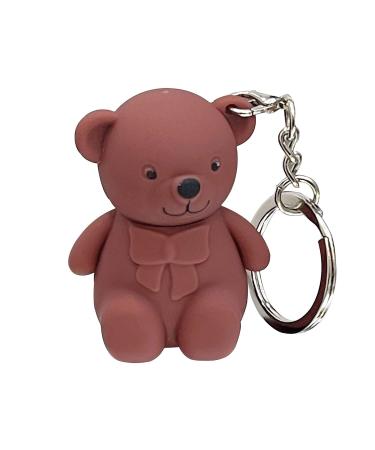 6 Color Cute Bear Matte Lip Mud Keychain Lipstick Set - Waterproof & Long Lasting Lip Glaze Cosmetics for Women - Buy Online on GoSupps.com