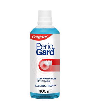 COLGATE PerioGard Gum Protection Mouthwash 400ml | Gum Care mouthwash | Helps Protect Gums from Problems and Irritation | Antibacterial Ingredients | Fights Plaque Bacteria | Dual Active Formula