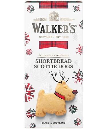 Walkers Shortbread Festive Shortbread Scottie Dogs 125g - Pack of 3 - Buy Online on GoSupps.com