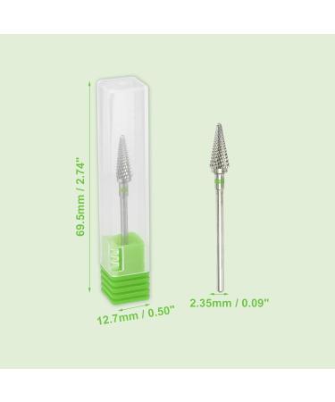 VOCOSTE Nail Drill Bits Tungsten Steel Silver Tone C Coarse Tooth - Buy Online on GoSupps.com
