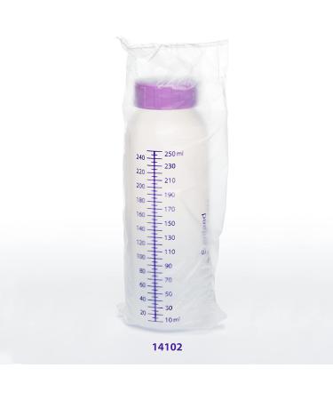 STERIFEED Disposable Breast Milk Bottles (6-Pack) Each Bottle (250 ml) in tamper evident bags | Hospital Quality with Locktight Caps Baby Milk Bottle Sterile Ready to use - Buy Online on GoSupps.com