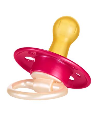 Cherry Pacifier | Round Natural Shape Size 1 (0-6 Months) | Pink-Purple & Assorted Colors - International Shipping Available - Buy Online on GoSupps.com