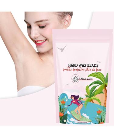 Wax beads for hair removal for sensitive skin 100 g biological removal beads for legs back face intimate area men armpits and arms chest - Buy Online on GoSupps.com