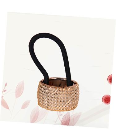 minkissy Hair Bands Headpiece for Women Small Ponytail Holders Goody Hair Ties Rhinestone Large Ponytail Holders Metal Hair Ring for Women Girls Gold Tiara Ponytail Cuff Miss Punk Hairpin - Buy Online on GoSupps.com