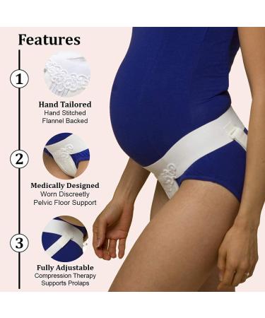 V2 Vulvar Varicosity & Pelvic Support Belt | Reduce Swelling Pre & Postpartum | Maternity Compression Therapy | Pregnancy Must-Have | Medium Size - Buy Online on GoSupps.com
