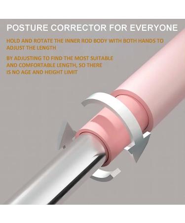 Yoga Stick Posture Corrector for Humpback Correction - Retractable Design - Pink - Adult & Child - Buy Online on GoSupps.com