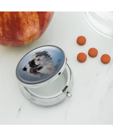 Shih Tzu Dog Pill Case - Proud Blue Trinket Gift Box for Pet Lovers | International Shipping Available - Buy Online on GoSupps.com