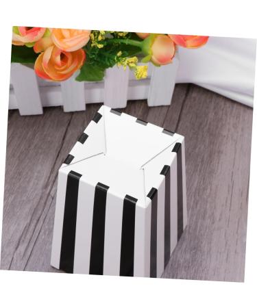 TIDTALEO 24pcs Boxes Popcorn Containers Popcorn Boxes for Movie Theater Party Snacks Popcorn Cups Reusable Monochrome Stripe Cups Popcorn Cartons European and American Chicken Popcorn Box - Buy Online on GoSupps.com