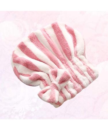 Minkissy Elastic Shower Hair Drying Caps Bathroom Supplies Hair Drying Turban Towel Hair Bonnet Head Band Hair Scarf Hair Cap Headband Water Absorption Hat Soft Pink Wiping Headscarf - Buy Online on GoSupps.com