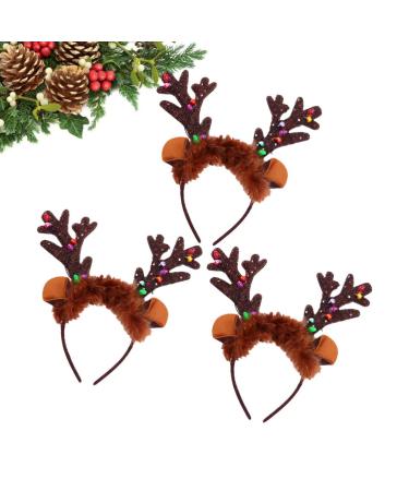 Beaupretty 3-Piece LED Christmas Reindeer Hair Ripe Lights - Illuminate Your Holiday Decor - Buy Online on GoSupps.com