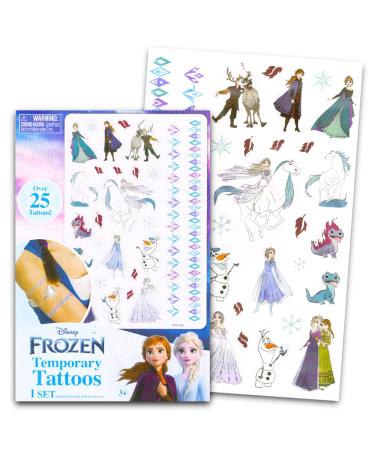 Disney Frozen Temporary Tattoos Set - 50 Pcs | Savvi Official Merchandise - Buy Online on GoSupps.com