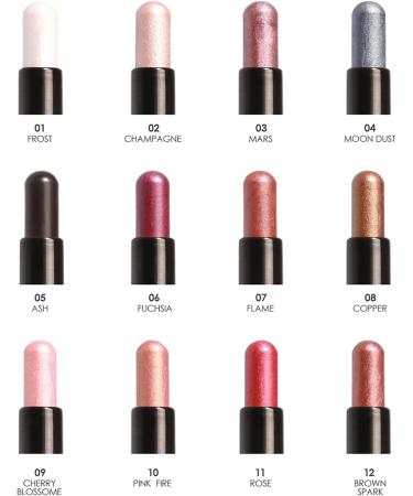 FILFEEL Eyeshadow Pencil Eyeshadow Stick Long Lasting Eye Shadow Pen Makeup Cosmetic Tool - 114mm Length Glitter (#1) - Buy Online on GoSupps.com