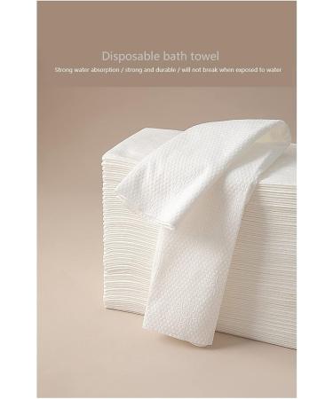 Haoyf Large Disposable Bath Towels for Beauty Salons - 70cm x 100cm 20 Packs - White | Opulent Garden - Buy Online on GoSupps.com