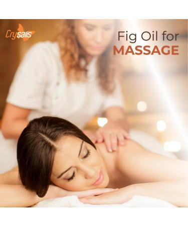 Crysalis Fig Oil Cosmetic Grade (250 ml / 8.45 fl oz) - Botanical Aromatic Oil for Skincare Massage DIY Beauty & Topical Blends - Buy Online on GoSupps.com