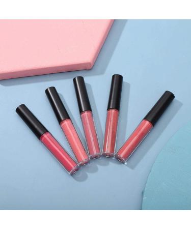 5pcs Matte Lip Gloss Set - Long Lasting Non-Stick Cup Lipstick for Girls | International Shipping Available - Buy Online on GoSupps.com