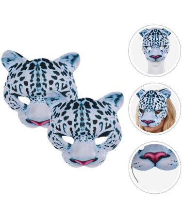 Holibanna Half-Sight Animal Leopard Masks - 2 Pack Venetian Costumes for Carnival & Easter Cosplay - Buy Online on GoSupps.com