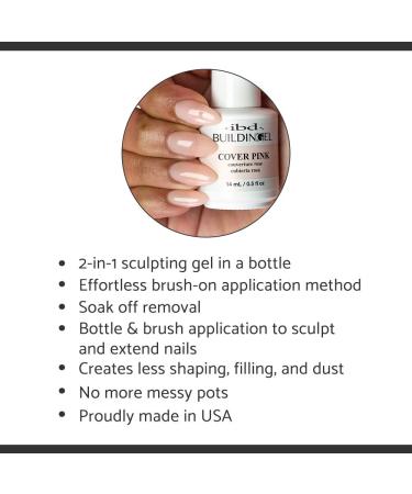 IBD Building Gel Hard Gel Nail Extension Cover Pink 0.5oz - Long-Lasting and Durable Solution - Buy Online on GoSupps.com