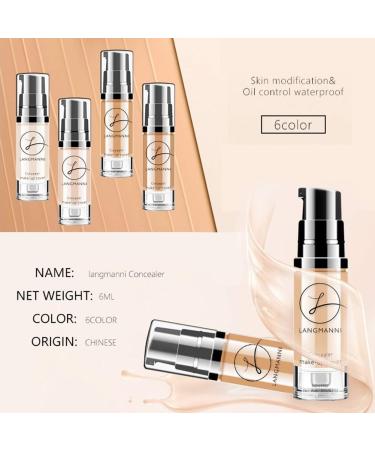 Kybbe Waterproof Long Lasting Liquid Foundation Lightening Skin Color Covering Dark Circles Bags Brands Pimples Wrinkles Cream Concealer - Buy Online on GoSupps.com