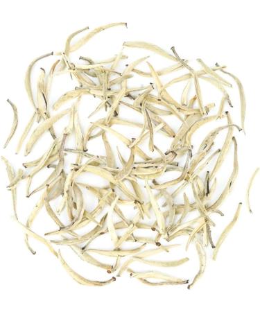 Yan Hou Tang Chinese White Silver Needle Tea Loose Leaf - 100g Natural Premium High Mountain Leaves Antioxidants for Teeth & Skin Health White Tea - Buy Online on GoSupps.com