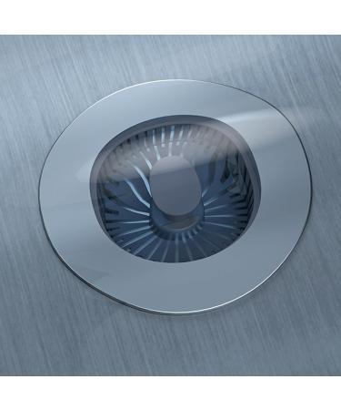 Upgraded Sink Filter Bathroom Shower Hair Filter Catch Drain Cover Kitchen Sink Plug Strainer Hole Easy Waste Disposal Sink Strainer with Handle - Buy Online on GoSupps.com