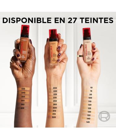 L'Or al Paris - Infallible Fluid Foundation 32h Fresh Wear - All Skin Types - Shade: Warm (315) - 30 ml - Buy Online on GoSupps.com