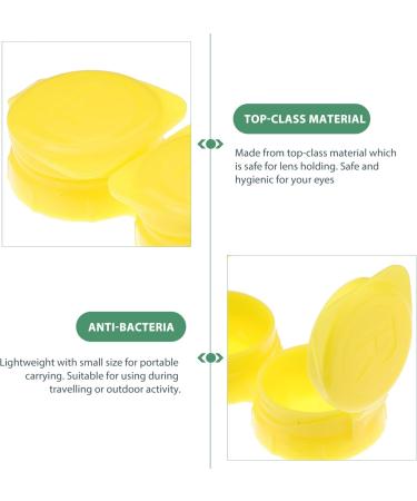 Buy Milists 10-Piece Yellow Contact Lens Case Set - Left & Right Eye Containers for School Home & Travel - Buy Online on GoSupps.com